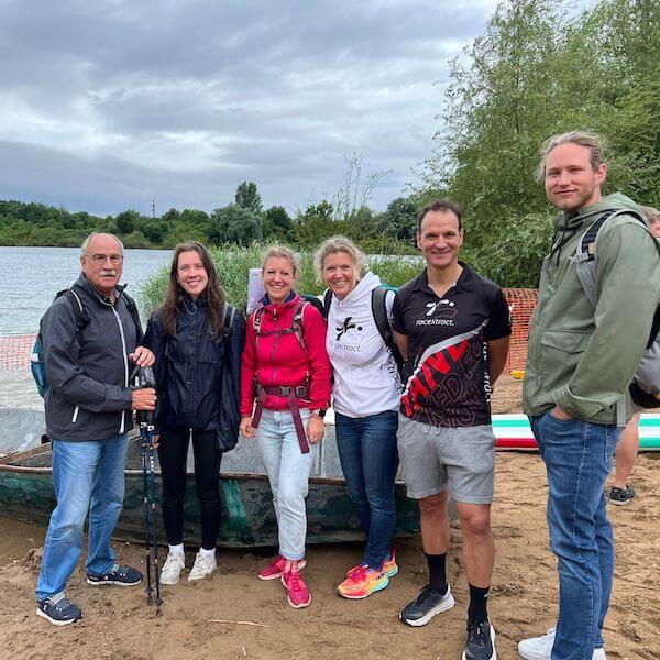 Am See vor dem Start